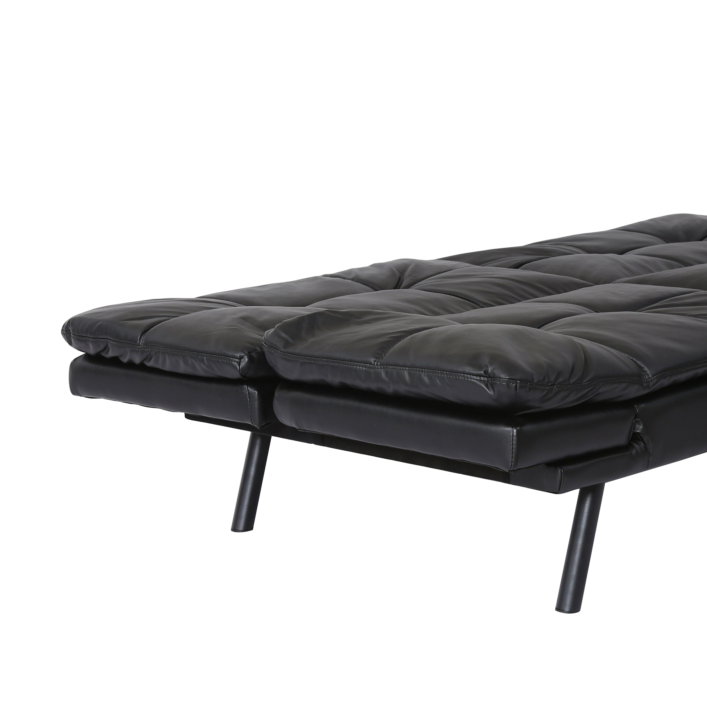 Convertible Memory Foam Futon Couch Bed, Modern Folding Sleeper Sofa-SF267PUBK - Atlantic Fine Furniture Inc