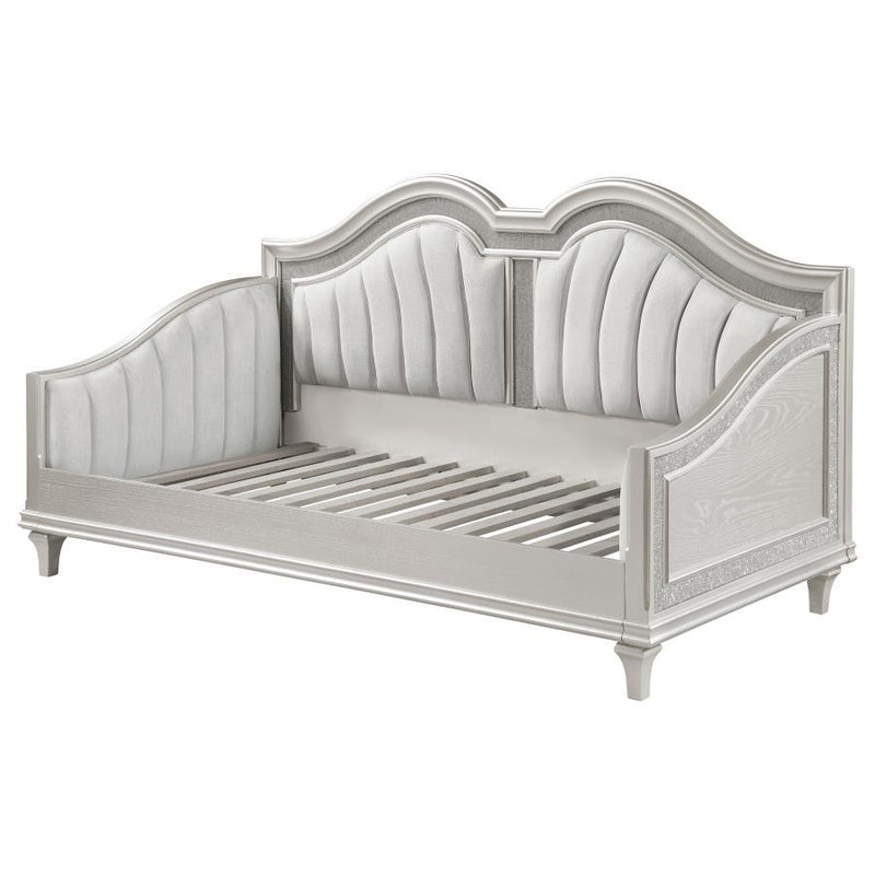 Evangeline - Upholstered Twin Daybed - Silver Oak