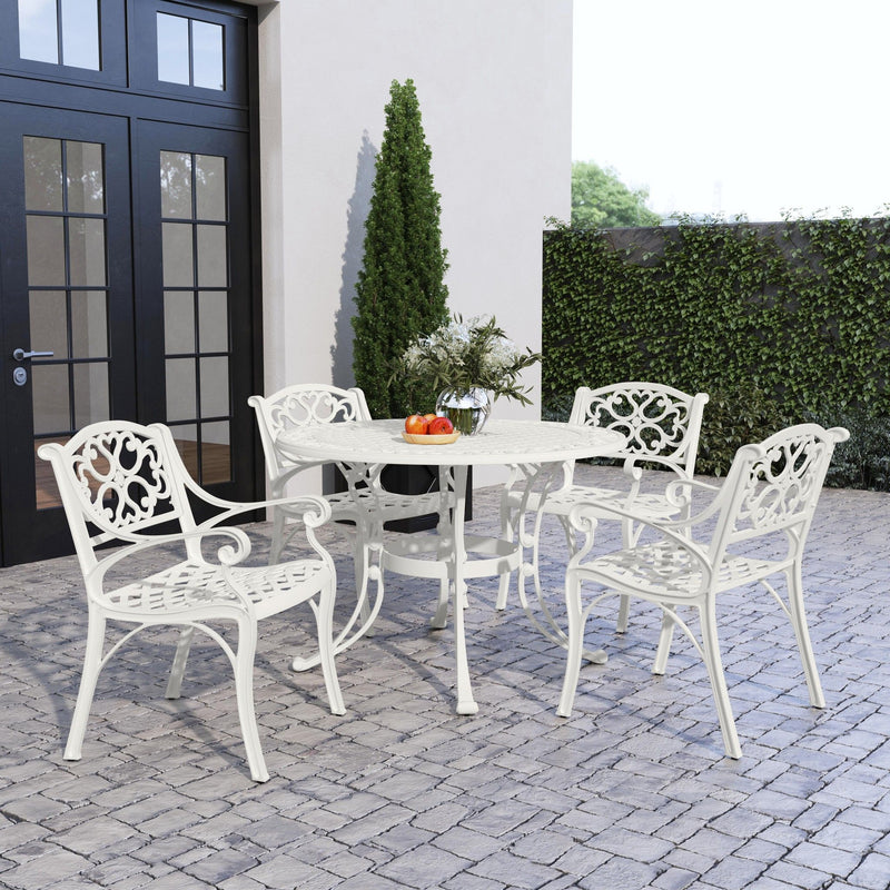 Sanibel - 42" Metal Outdoor Dining Set