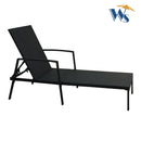 Outdoor Patio Lounge Chairs Rattan Wicker Patio Chaise Lounges Chair Gray - Atlantic Fine Furniture Inc
