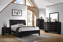 Briana - 2-Drawer Nightstand - Black - Atlantic Fine Furniture Inc