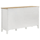Hollis - 2 Door Dining Sideboard Buffet Storage Cabinet - White - Atlantic Fine Furniture Inc