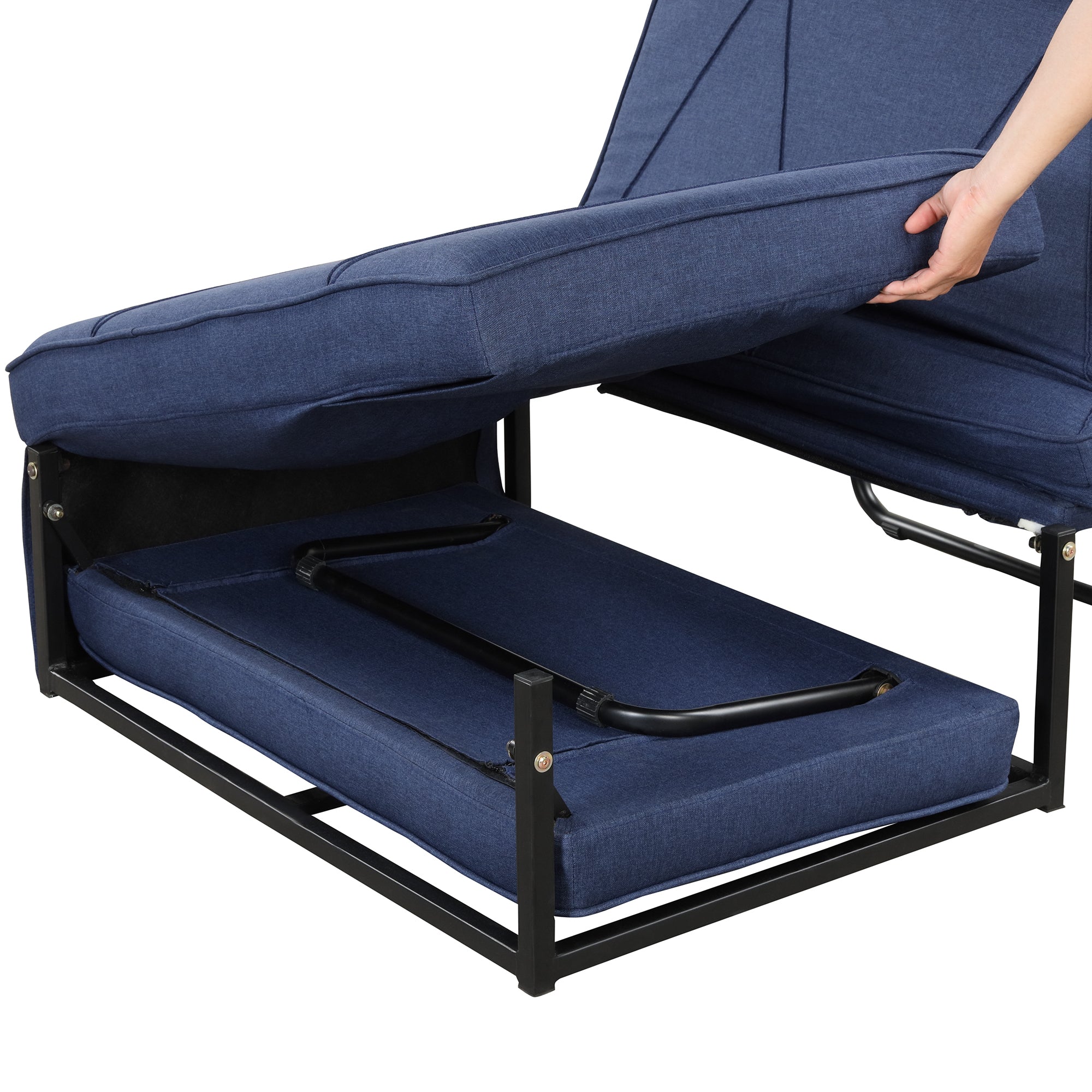 Orisfur.Sofa Bed,4-in-1Folding Ottoman Sofa Bed Sleeper Chair Convertible Chair into Bed with Adjustable Backrest Sleeper Couch Bed for Living Room/Small Apartment/Adults - Atlantic Fine Furniture Inc