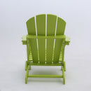 Classic Solid All-weather Folding Plastic Adirondack Chair - Atlantic Fine Furniture Inc