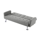 Convertible Folding Sofa Bed with Armrest , Fabric Sleeper Sofa Couch for Living Room . - Atlantic Fine Furniture Inc