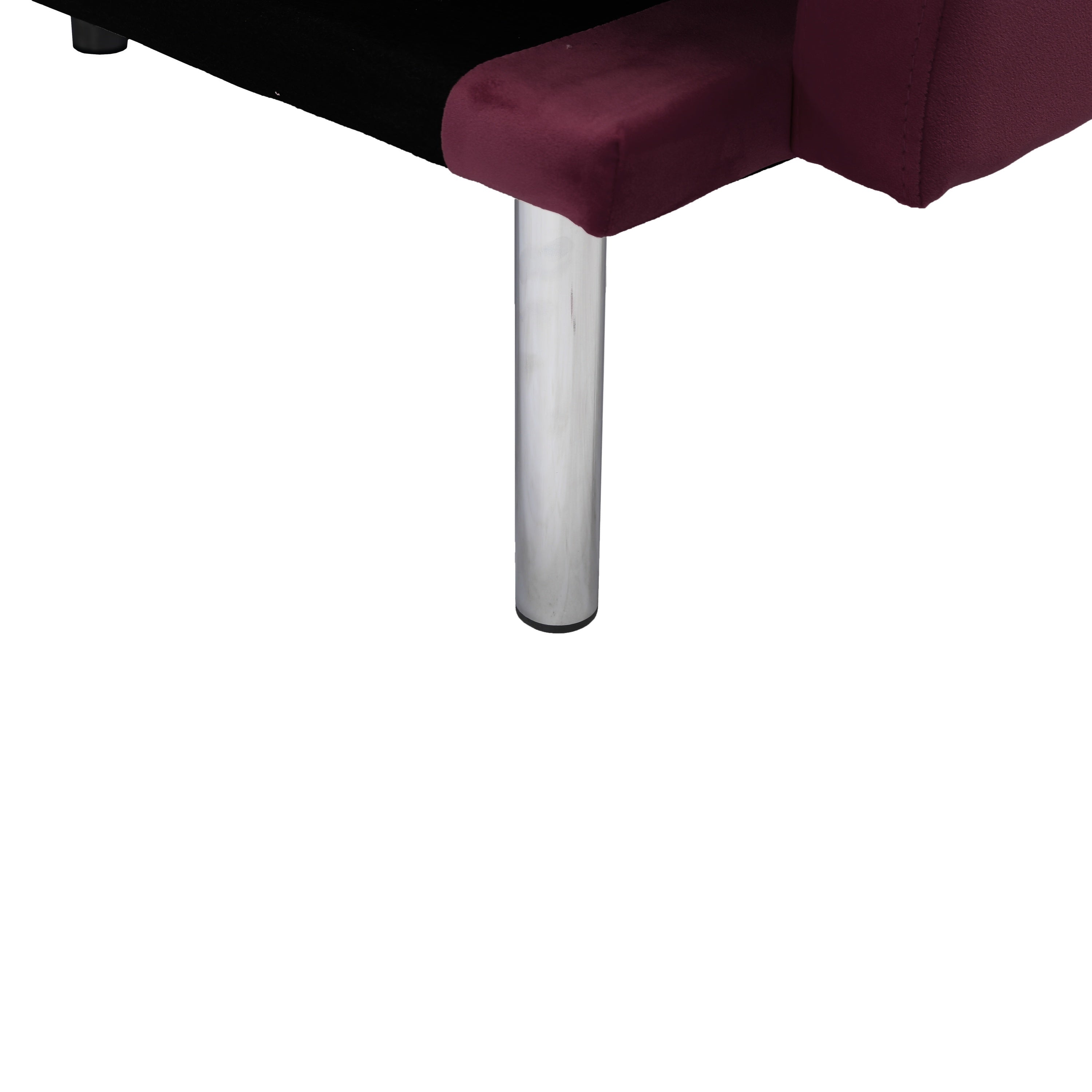 Square arm sleeper sofa Red Velvet ***Not available for sale on Walmart*** - Atlantic Fine Furniture Inc