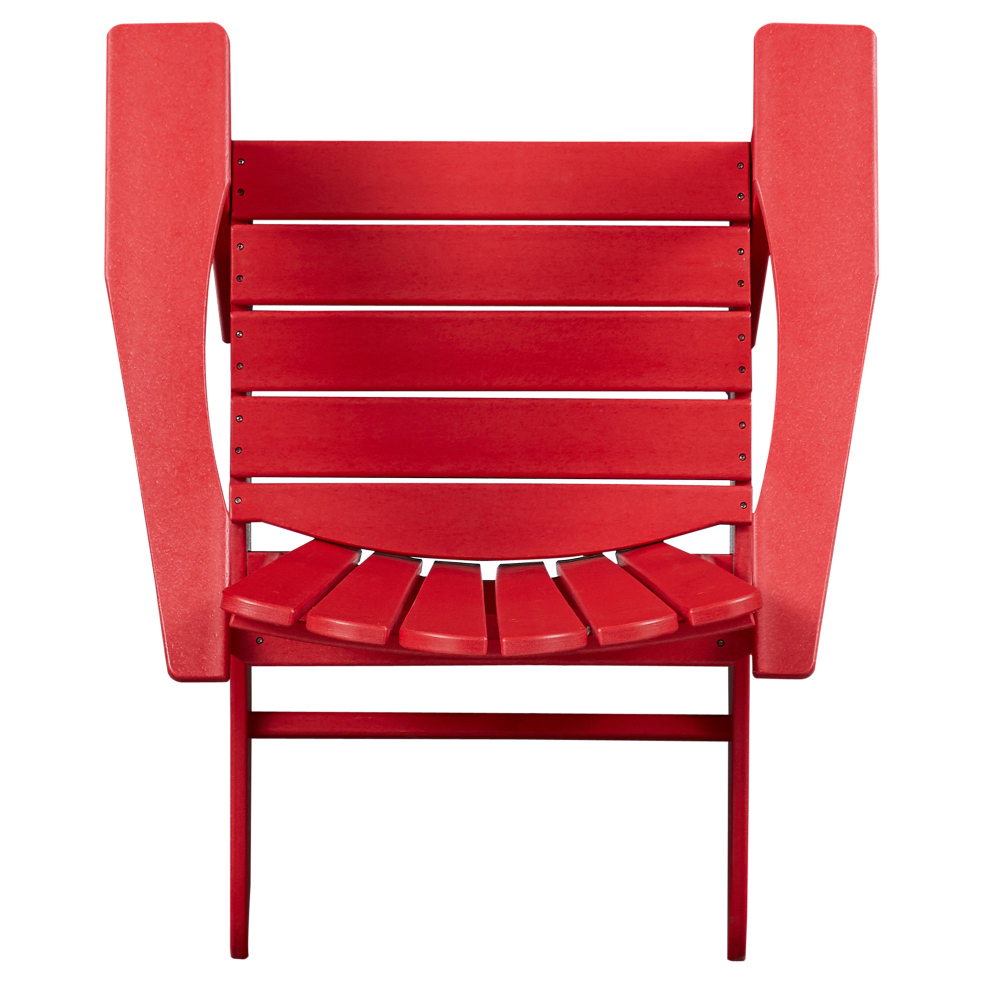 Classic Outdoor Adirondack Chair Set of 2 for Garden Porch Patio Deck Backyard, Weather Resistant Accent Furniture, Red - Atlantic Fine Furniture Inc