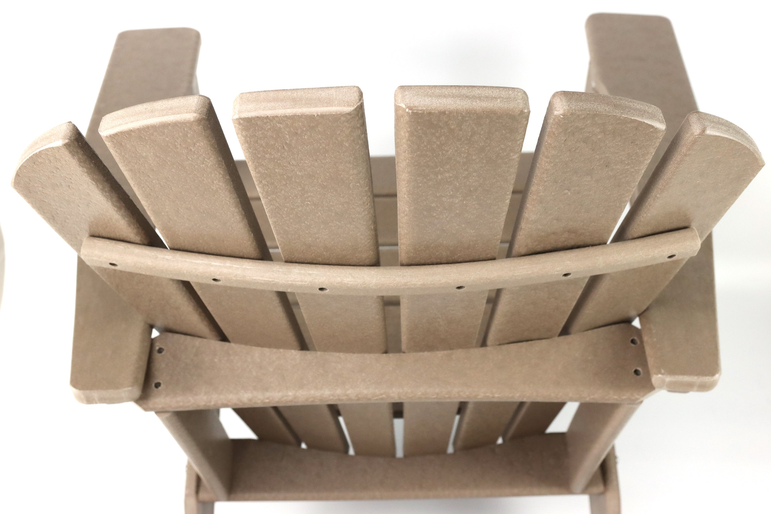 UM HDPE Resin Wood Adirondack Chair - Brown - Atlantic Fine Furniture Inc