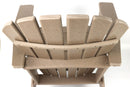 UM HDPE Resin Wood Adirondack Chair - Brown - Atlantic Fine Furniture Inc