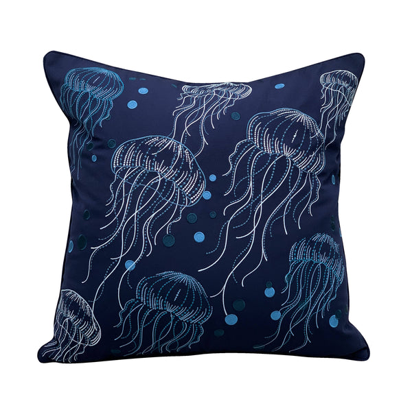 Jellyfish Bloom Indoor/Outdoor Pillow