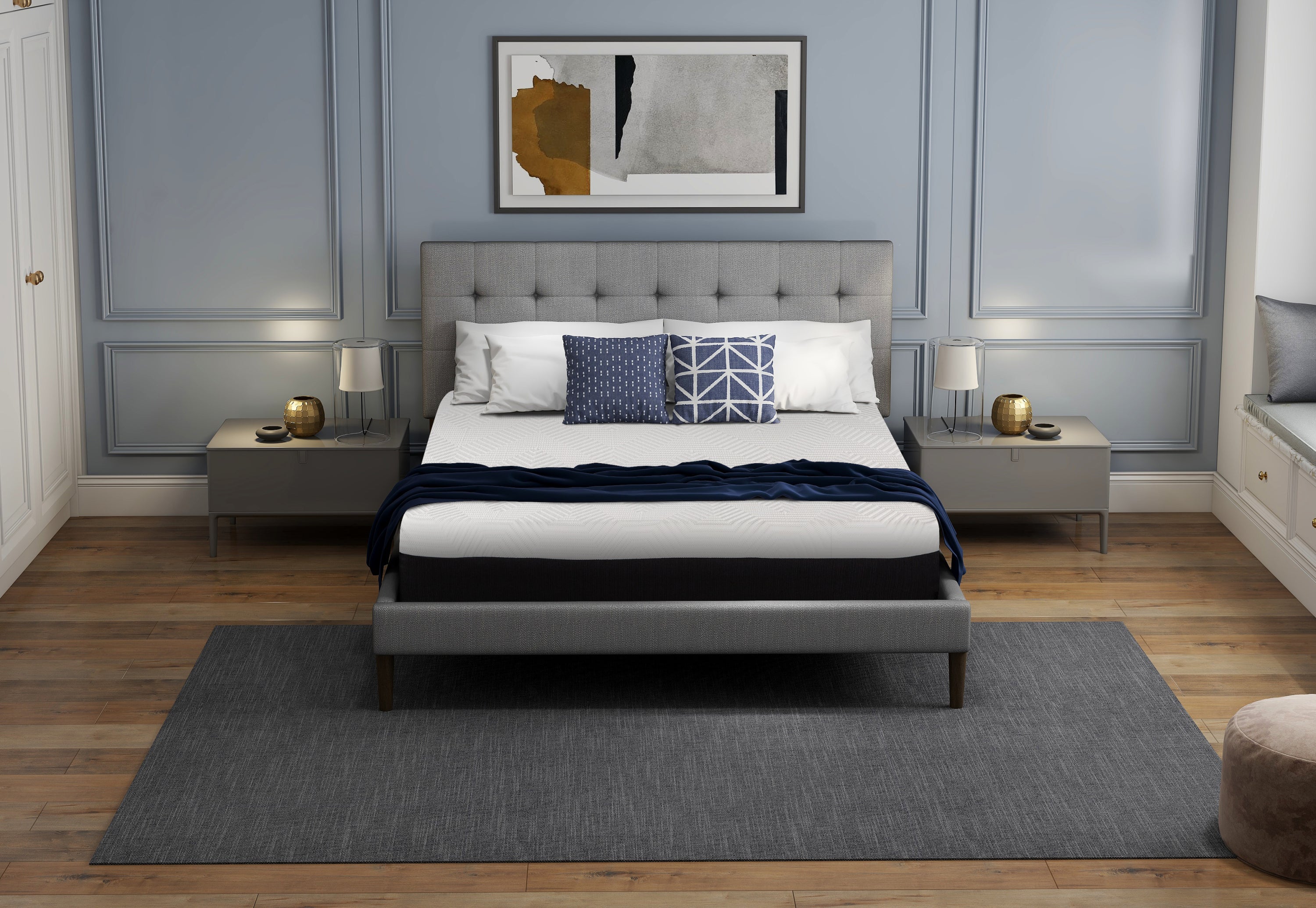 S130 KING MATTRESS 76" x 80" x 13" - Atlantic Fine Furniture Inc
