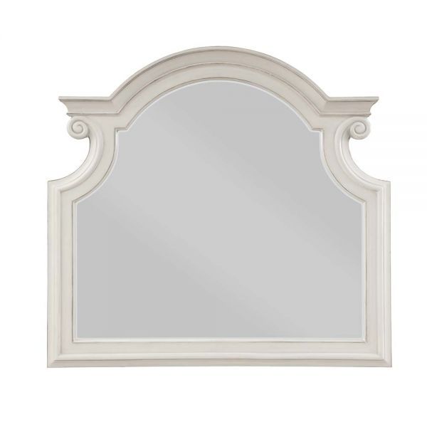 Florian - Mirror - Antique White Finish