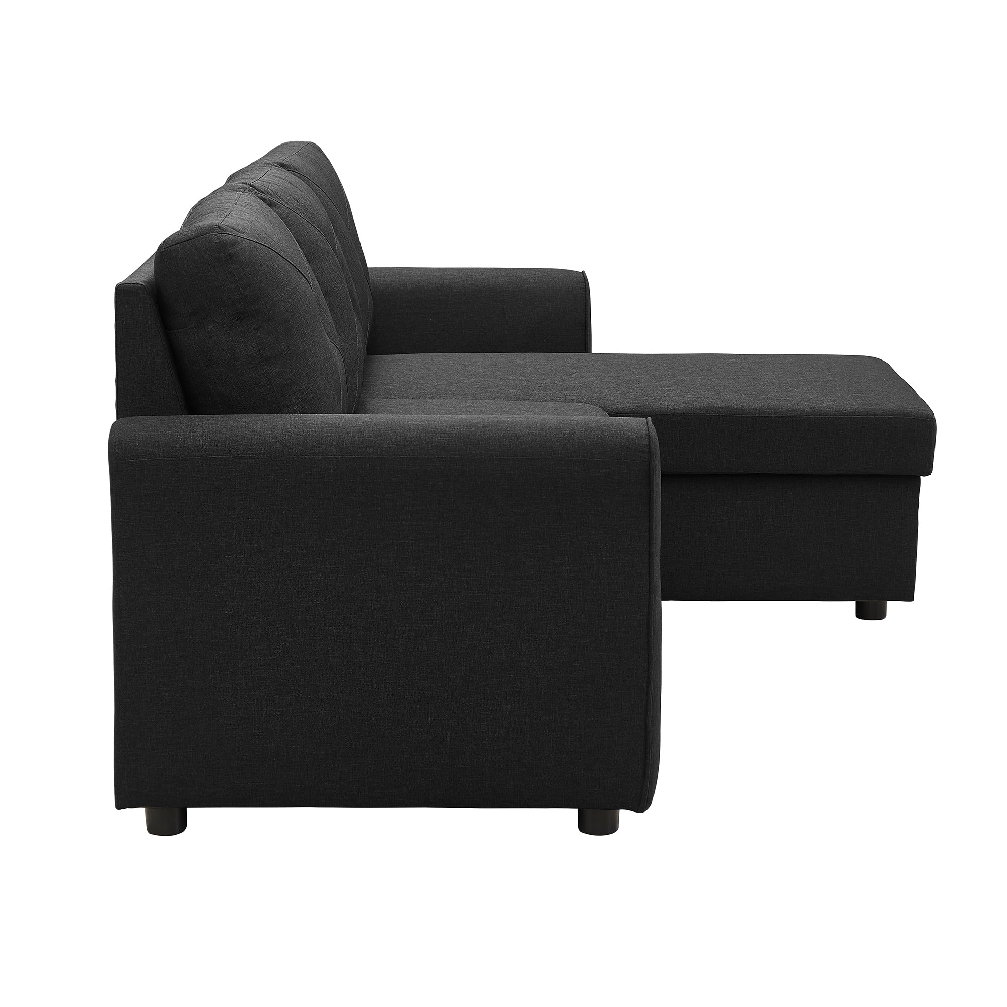 Orisfur. 83" Pull Out Sleeper Sofa Reversible L-Shape 3 Seat Sectional Couch with Storage for Living Room Furniture Set - Atlantic Fine Furniture Inc
