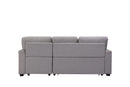 Light GreyUpholstered Sleeper Modular Sofa - Atlantic Fine Furniture Inc