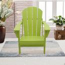 Classic Solid All-weather Folding Plastic Adirondack Chair - Atlantic Fine Furniture Inc