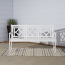 Bradley Outdoor Patio Diamond 5-foot Bench - Atlantic Fine Furniture Inc