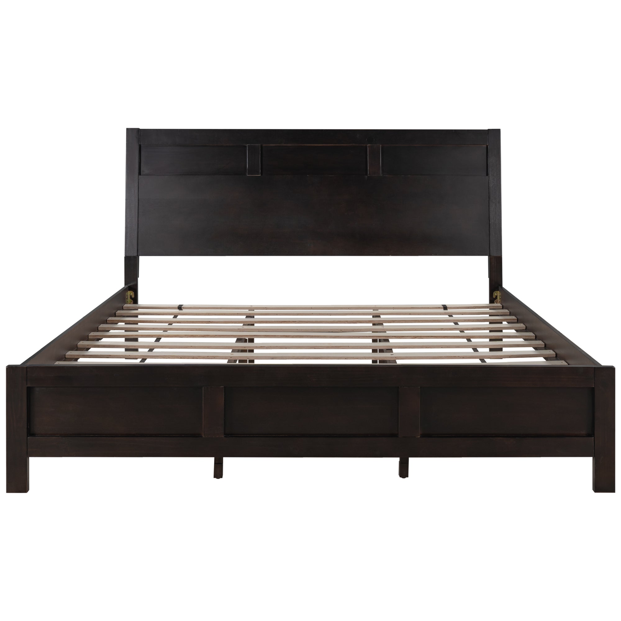 Classic Rich Brown 3 Pieces King Bedroom Set (King Bed + Nightstand+ Dresser) - Atlantic Fine Furniture Inc