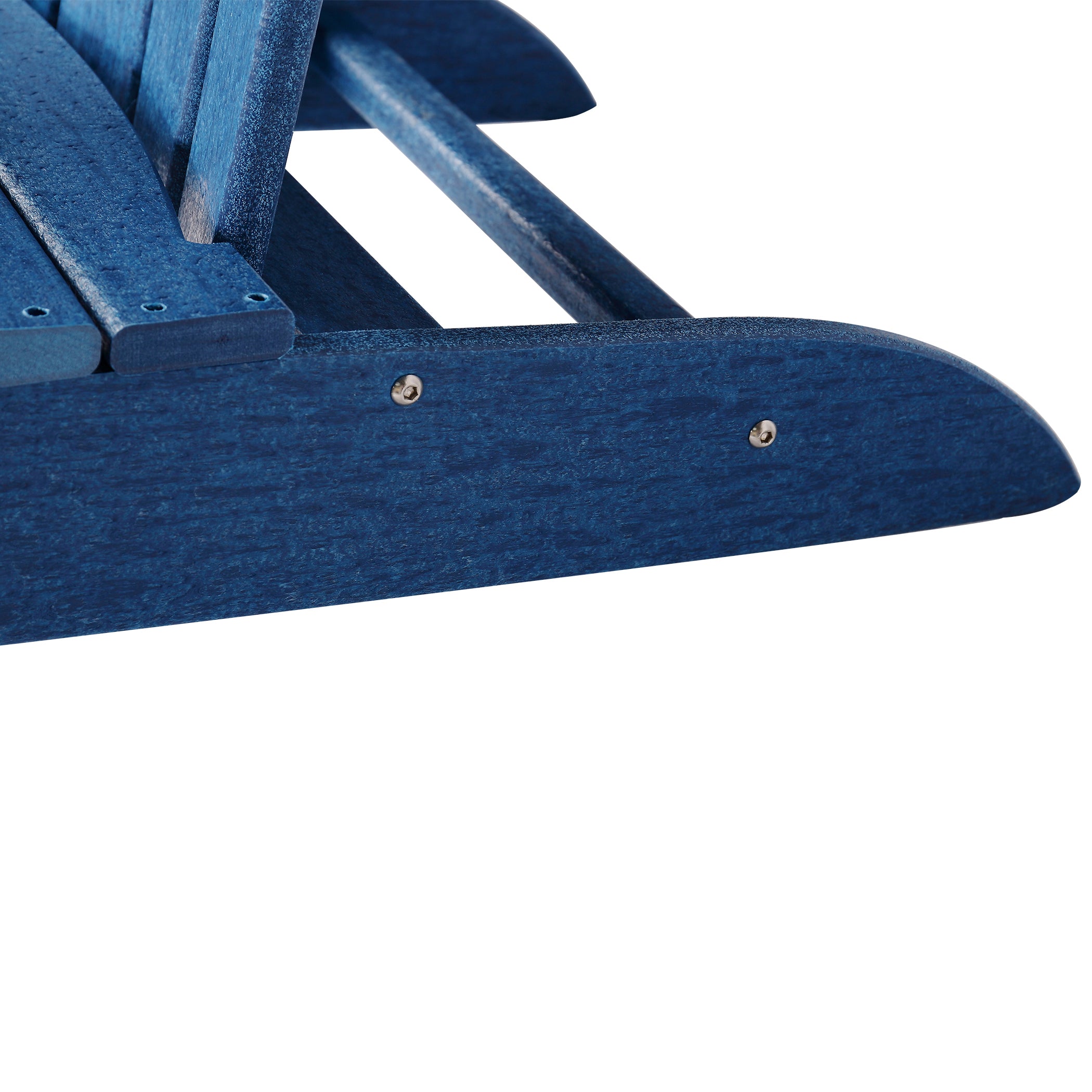 HDPE Adirondack Chair Sunlight Resistant no-Fading Snowstorm Resistant Outdoor Chair Patio Adirondack Chairs Ergonomic Comfort Widely Used for Fire Pits Decks Gardens Campfire Chairs-Blue - Atlantic Fine Furniture Inc