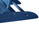 HDPE Adirondack Chair Sunlight Resistant no-Fading Snowstorm Resistant Outdoor Chair Patio Adirondack Chairs Ergonomic Comfort Widely Used for Fire Pits Decks Gardens Campfire Chairs-Blue - Atlantic Fine Furniture Inc