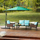 Philemon 10 - Atlantic Fine Furniture Inc Solar Light Cantilever Umbrella - Atlantic Fine Furniture Inc