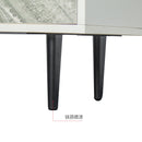 Buffet Cabinet with 2 Doors Modern, Freestanding Sideboard Storage Cabinet Entryway Floor Cabinet for Living Room Office Bedroom - Atlantic Fine Furniture Inc