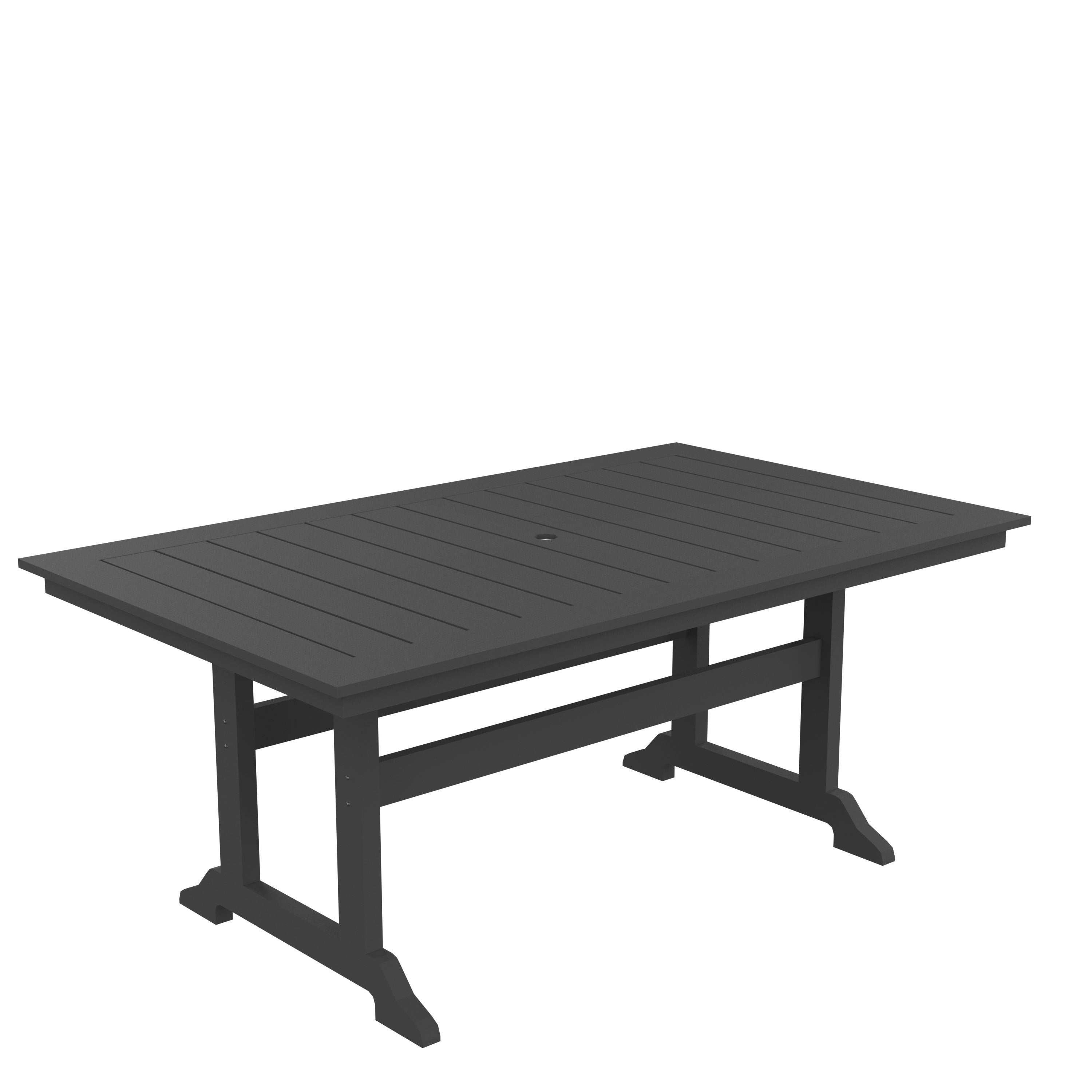 HDPE Dining Table, Gray - Atlantic Fine Furniture Inc