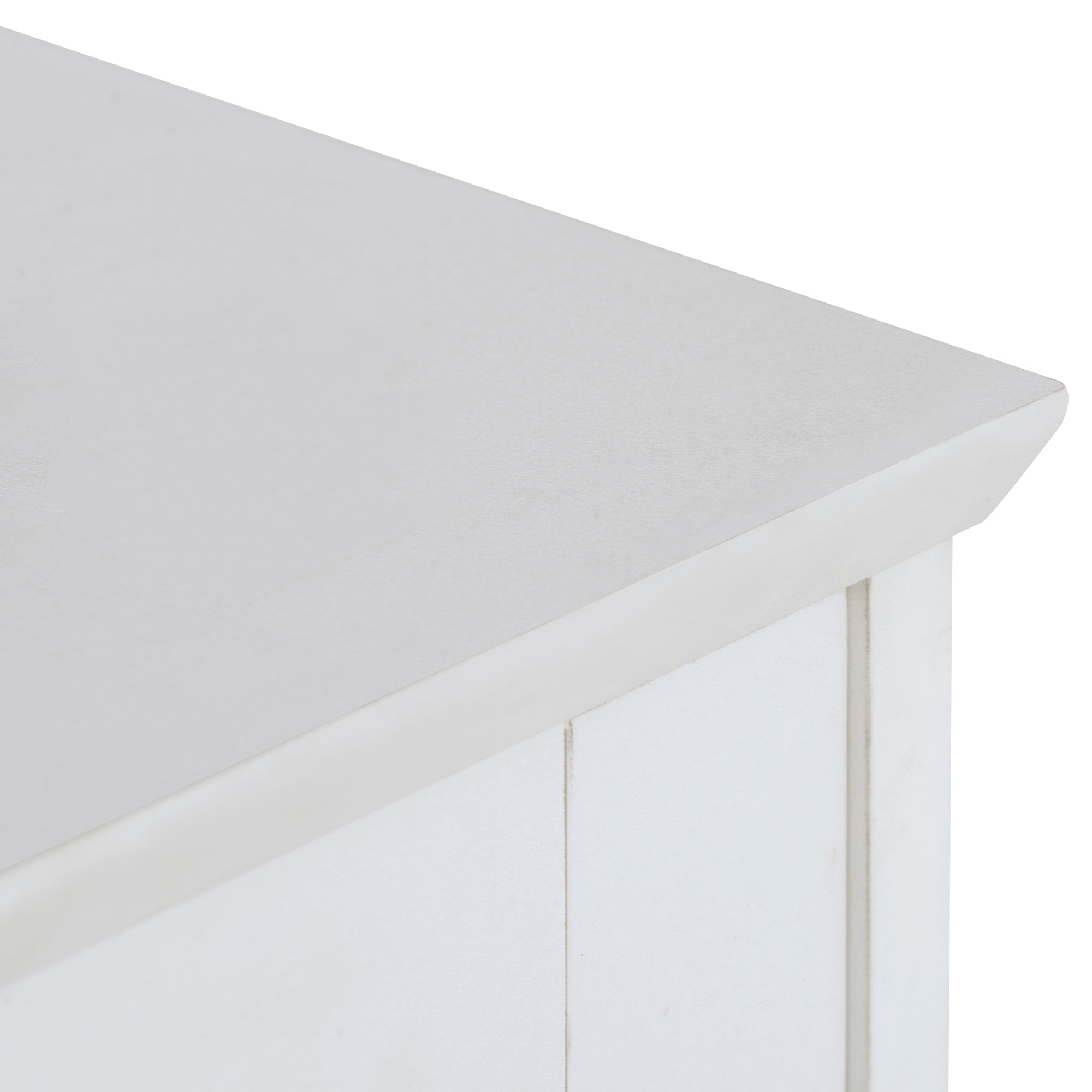 ON-TREND TV Stand for TV up to 60in with 4 Tempered Glass Doors Adjustable Panels Open Style Cabinet, Sideboard for Living room, White (OLD SKU:WF286785AAK) - Atlantic Fine Furniture Inc