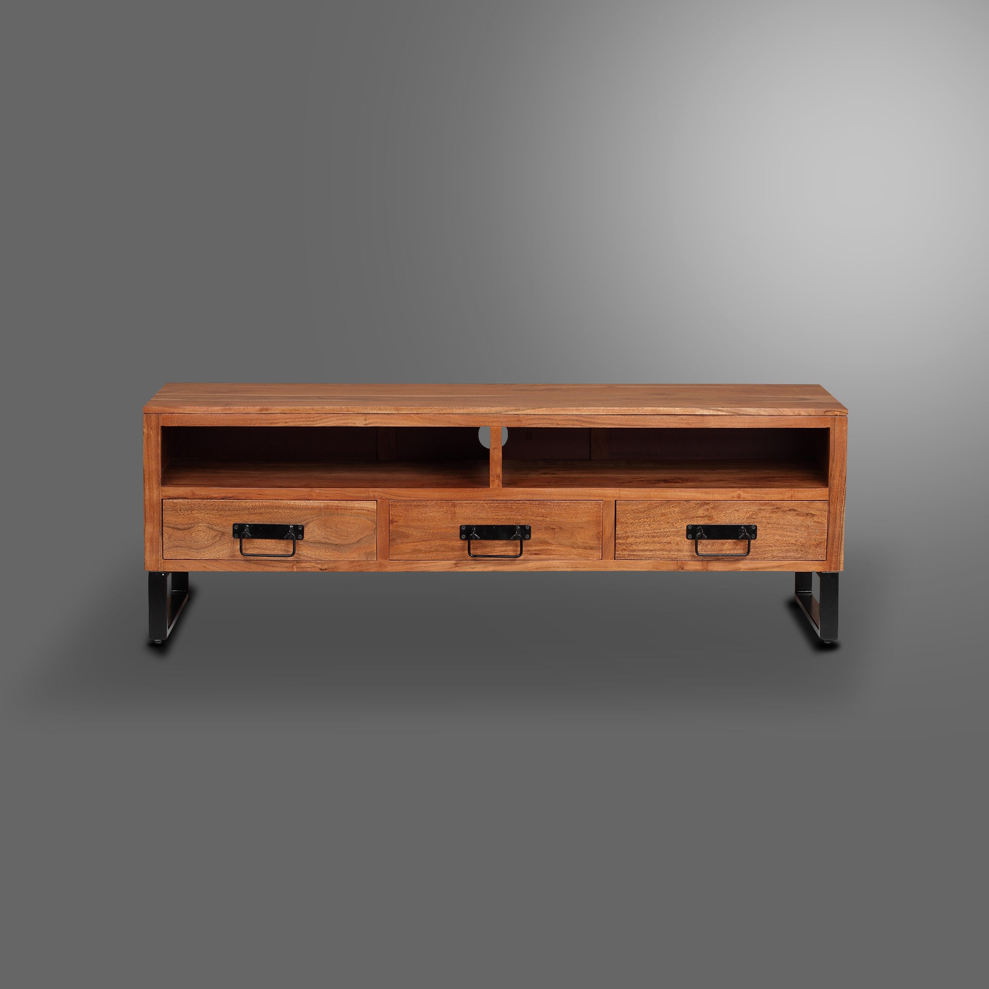 Solid Wood TV Stand for TVs up to 65" - Atlantic Fine Furniture Inc