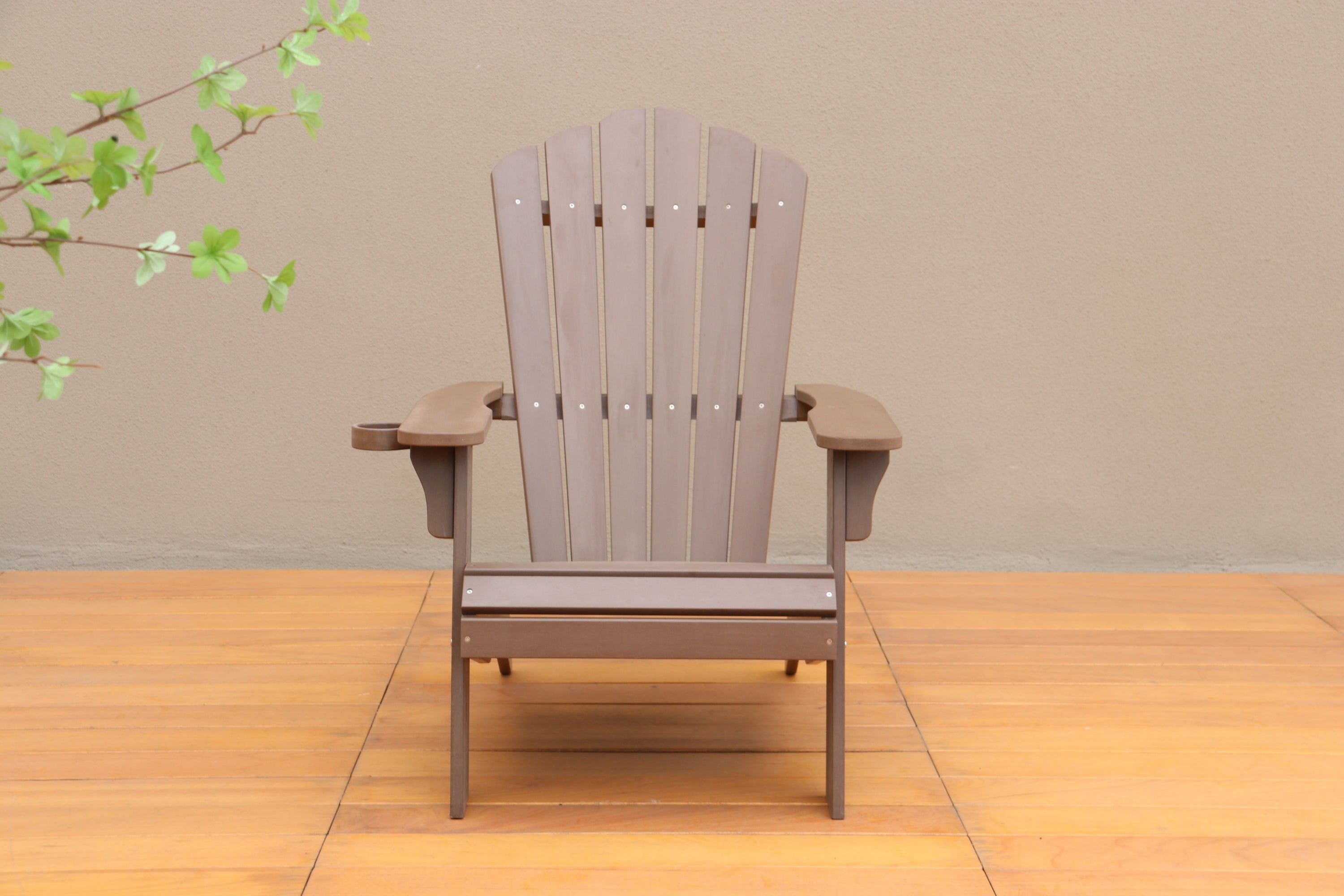 Polystyrene Adirondack Chair - Brown - Atlantic Fine Furniture Inc
