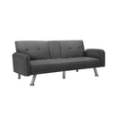 SLEEPER SOFA DARK GREY COLOR (Replace W22307248。Size difference, See Details in page.) - Atlantic Fine Furniture Inc