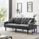 FUTON SOFA SLEEPER GREY VELVET WITH 2 PILLOWS(same as W223S00382,W223S00954) ***Not available for sale on Walmart*** - Atlantic Fine Furniture Inc