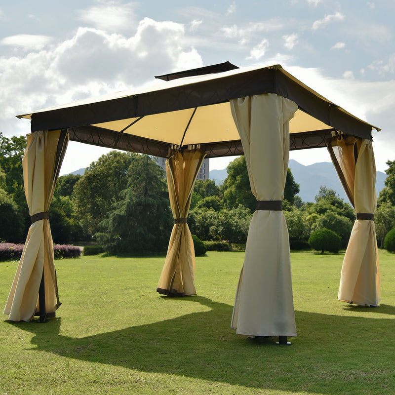 U-Style Gazebo Canopy Soft Top Outdoor Patio Gazebo Tent Garden Canopy For Your Yard - Patio - Garden - Outdoor Or Party