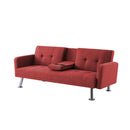 Convertible Folding Sofa Bed with Armrest , Fabric Sleeper Sofa Couch for Living Room . - Atlantic Fine Furniture Inc