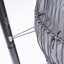 Outdoor Patio Wicker Folding Hanging Chair,Rattan Swing Hammock Egg Chair With Cushion And Pillow - Atlantic Fine Furniture Inc