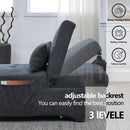 [Video] Welike 24.5"W Sleeper sofa bed, convertible chair 4 in 1 multifunctional folding sleeper sofa bed pull out sleeper sofa bed with adjustable backrest, single bed chair for small spaces - Atlantic Fine Furniture Inc