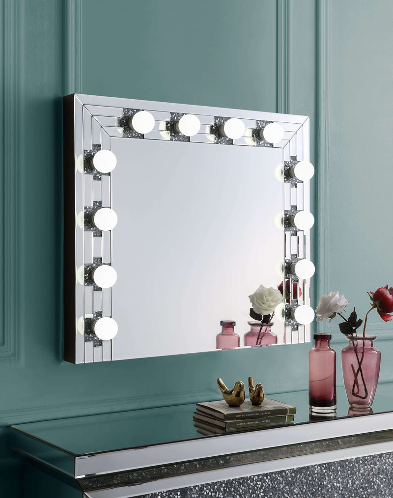 Noralie - Wall Decor - Mirrored & Faux Diamonds