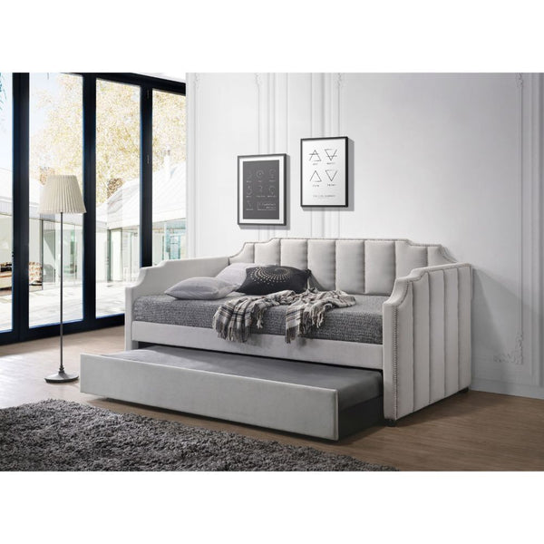 Peridot - Daybed - Dove Gray Velvet