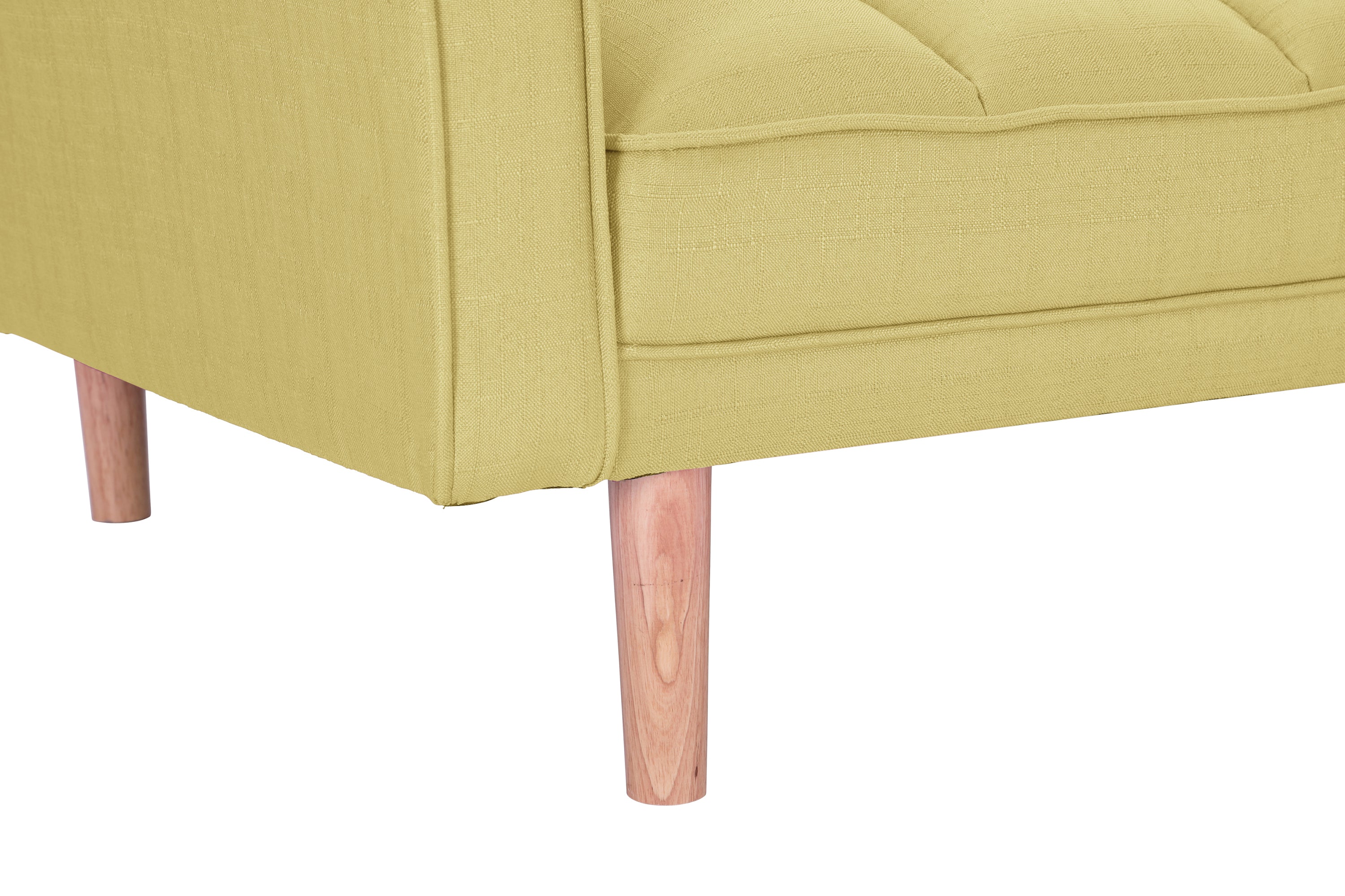 FUTON SLEEPER SOFA WITH 2 PILLOWS YELLOW FABRIC（same as W223S00033、W223S00584、W223S00993） - Atlantic Fine Furniture Inc