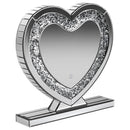 Euston - Heart Shaped Vanity Mirror - Silver - Atlantic Fine Furniture Inc