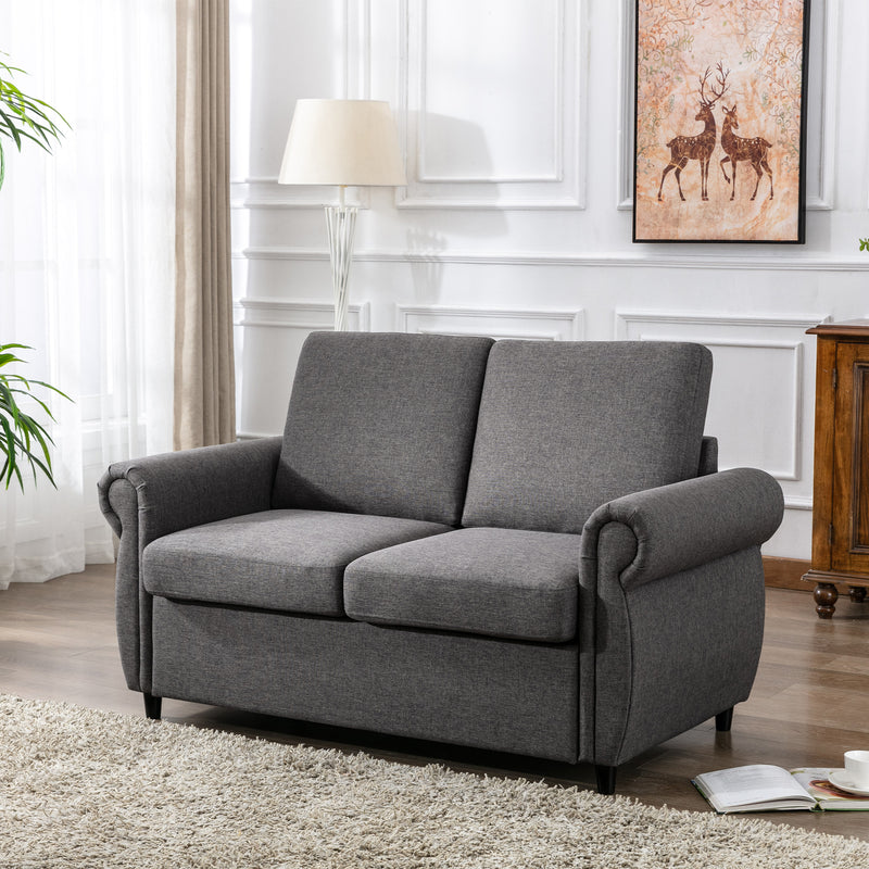 Orisfur Pull Out Sofa Bed  Loveseat Sleeper with Twin Size Memory Mattress for Living Room Spaces - Atlantic Fine Furniture Inc