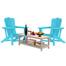 Resistant Adirondack Chair for Patio Deck Garden
Plastic Adirondack Chair, Fire Pit Chair, Blue,1 piece. - Atlantic Fine Furniture Inc