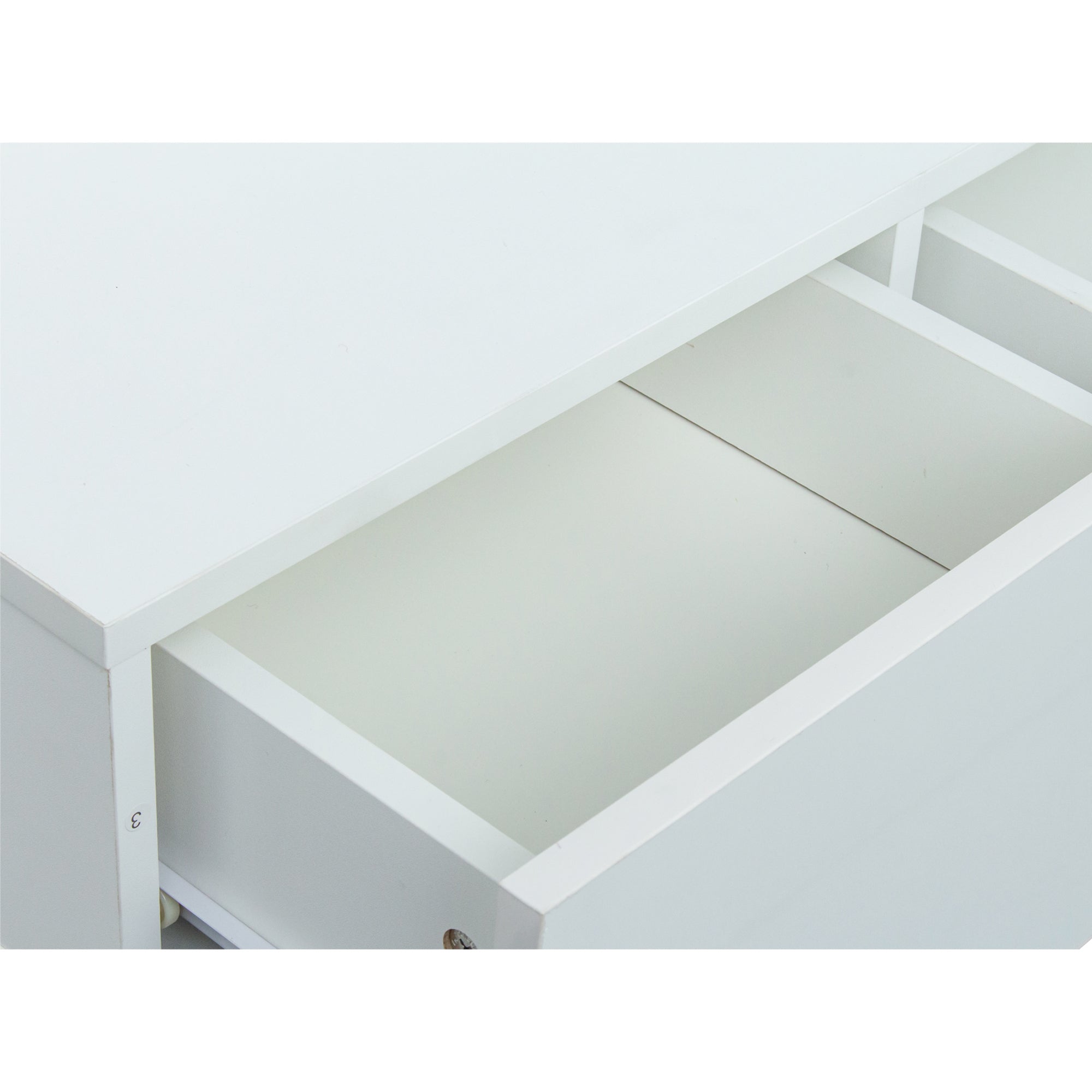 LED TV Stand for 55 inch TV, Modern Entertainment Center with LED Lights, TV & Media Furniture Console for Under TV Living Game Room Bedroom,White - Atlantic Fine Furniture Inc