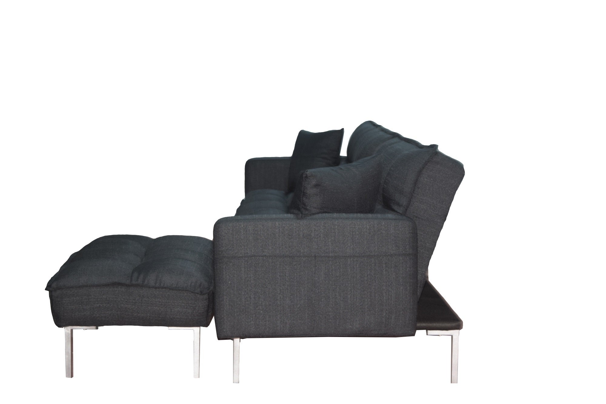 Sectional sofa couch sleeper black - Atlantic Fine Furniture Inc