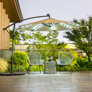 Philemon 10 - Atlantic Fine Furniture Inc Solar Light Cantilever Umbrella - Atlantic Fine Furniture Inc