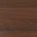 Bathroom Storage Cabinet, Freestanding Accent Cabinet, Sliding Barn Door, Thick Top, Adjustable Shelf, White and Brown - Atlantic Fine Furniture Inc