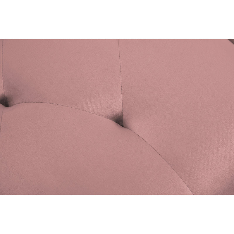 Convertible Sofa bed sleeper Pink velvet (same asW223S00710。Size difference, See Details in page.) - Atlantic Fine Furniture Inc