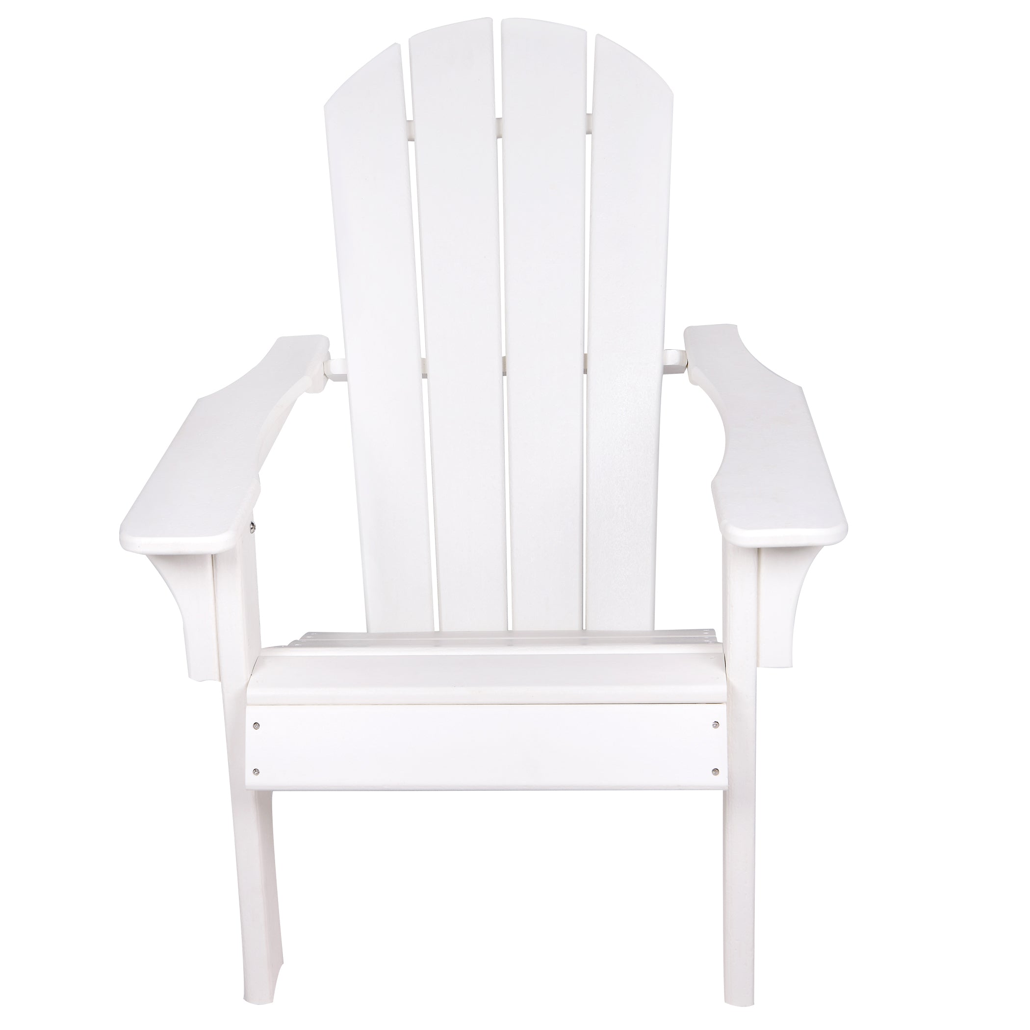 HDPE Adirondack Chair Sunlight Resistant no-Fading Snowstorm Resistant Outdoor Chair Patio Adirondack Chairs Ergonomic Comfort Widely Used for Fire Pits Decks Gardens,Campfire Chairs - White - Atlantic Fine Furniture Inc