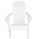 HDPE Adirondack Chair Sunlight Resistant no-Fading Snowstorm Resistant Outdoor Chair Patio Adirondack Chairs Ergonomic Comfort Widely Used for Fire Pits Decks Gardens,Campfire Chairs - White - Atlantic Fine Furniture Inc