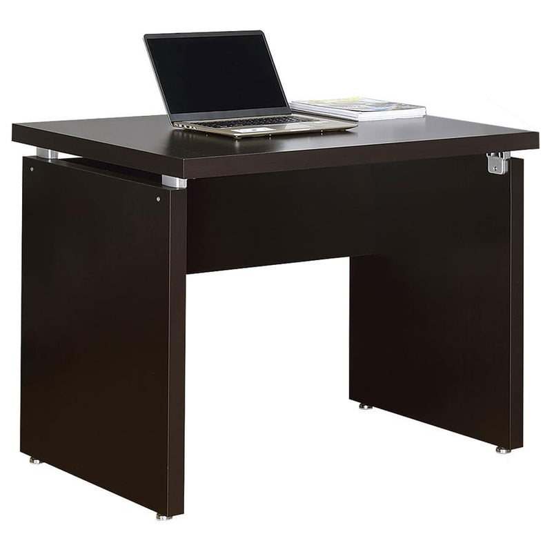 Skylar - 2 Piece Home Office Set L-Shape Desk With File Cabinet - Cappuccino