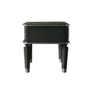 House - Beatrice End Table - Charcoal & Light Gray Finish - Atlantic Fine Furniture Inc